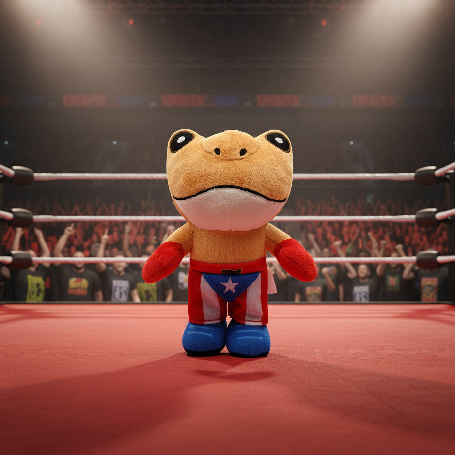 Sapo Concho Bad Bunny Plush Keychain