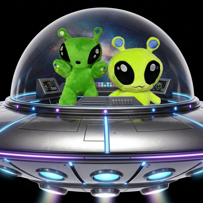 AFTONSPARV Green Alien Plush